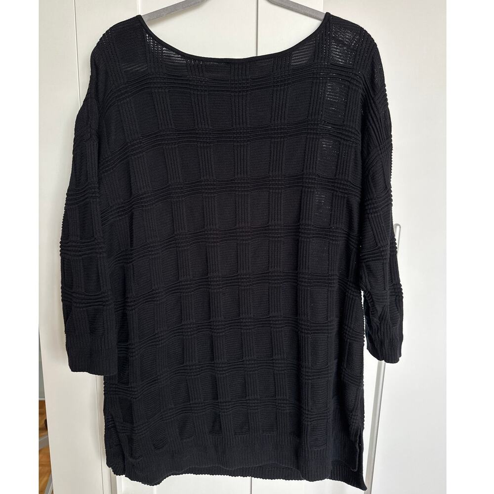 Pendleton Women’s Black Jamison Square Knit Pullo… - image 2